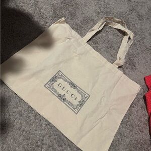 Gucci Cream canvas shoppers Tote Bag new